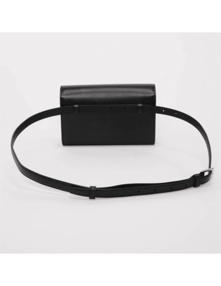 Saint Laurent Black Grain De Poudre Kate Belt Bag,YSL,BAGS