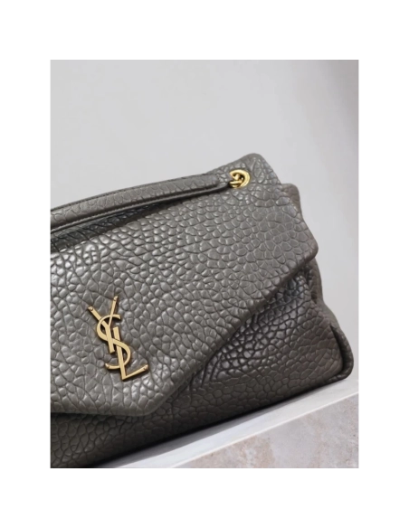 SAINT LAURENT Calypso Large In Grained Lambskin STYLE 777399AACYT3212,YSL,BAGS