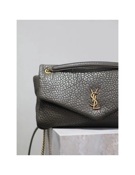SAINT LAURENT Calypso Large In Grained Lambskin STYLE 777399AACYT3212,YSL,BAGS