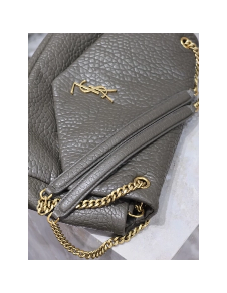 SAINT LAURENT Calypso Large In Grained Lambskin STYLE 777399AACYT3212,YSL,BAGS
