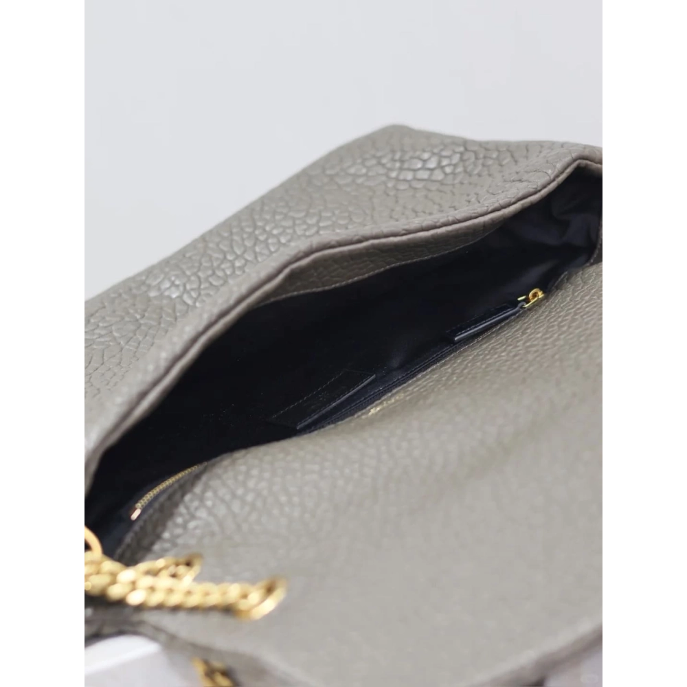 SAINT LAURENT Calypso Large In Grained Lambskin STYLE 777399AACYT3212,YSL,BAGS