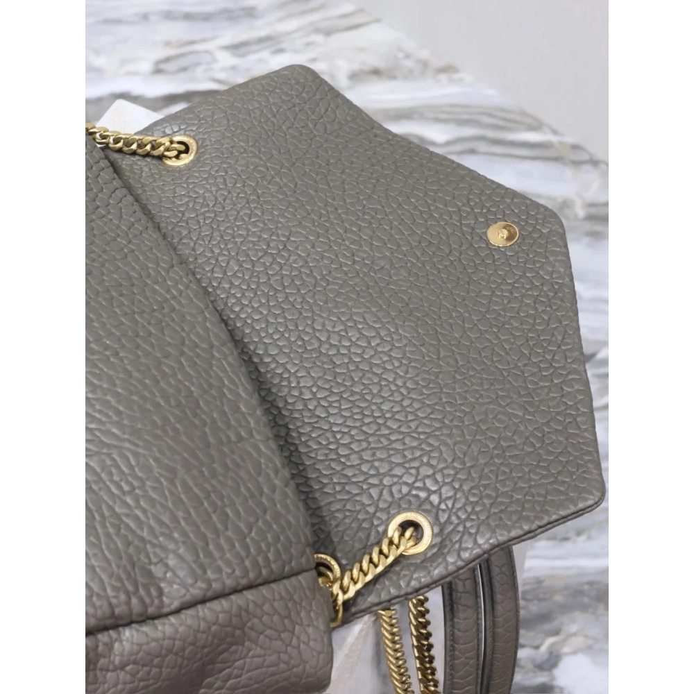 SAINT LAURENT Calypso Large In Grained Lambskin STYLE 777399AACYT3212,YSL,BAGS