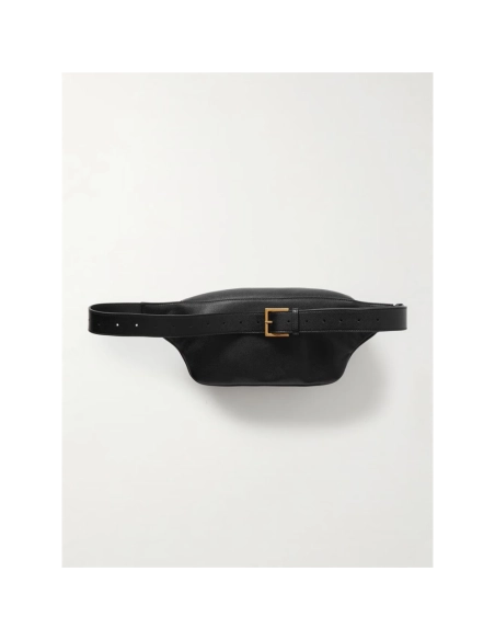 SAINT LAURENT Cassandre Textured Leather Belt Bag,YSL,BAGS