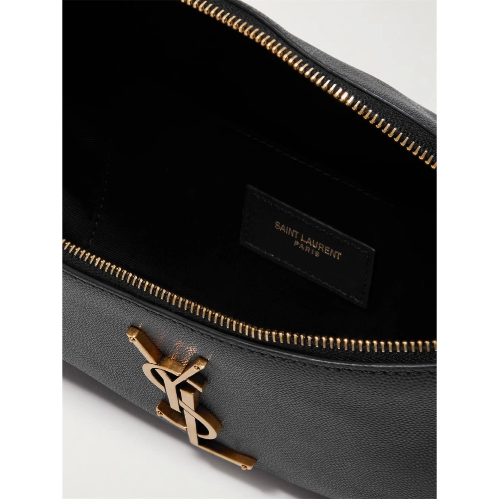 SAINT LAURENT Cassandre Textured Leather Belt Bag,YSL,BAGS