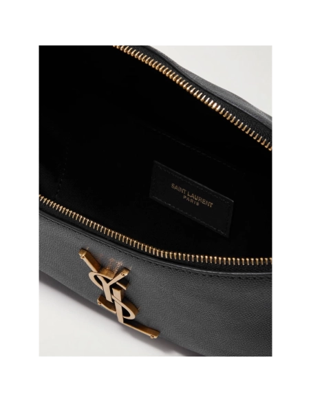 SAINT LAURENT Cassandre Textured Leather Belt Bag,YSL,BAGS