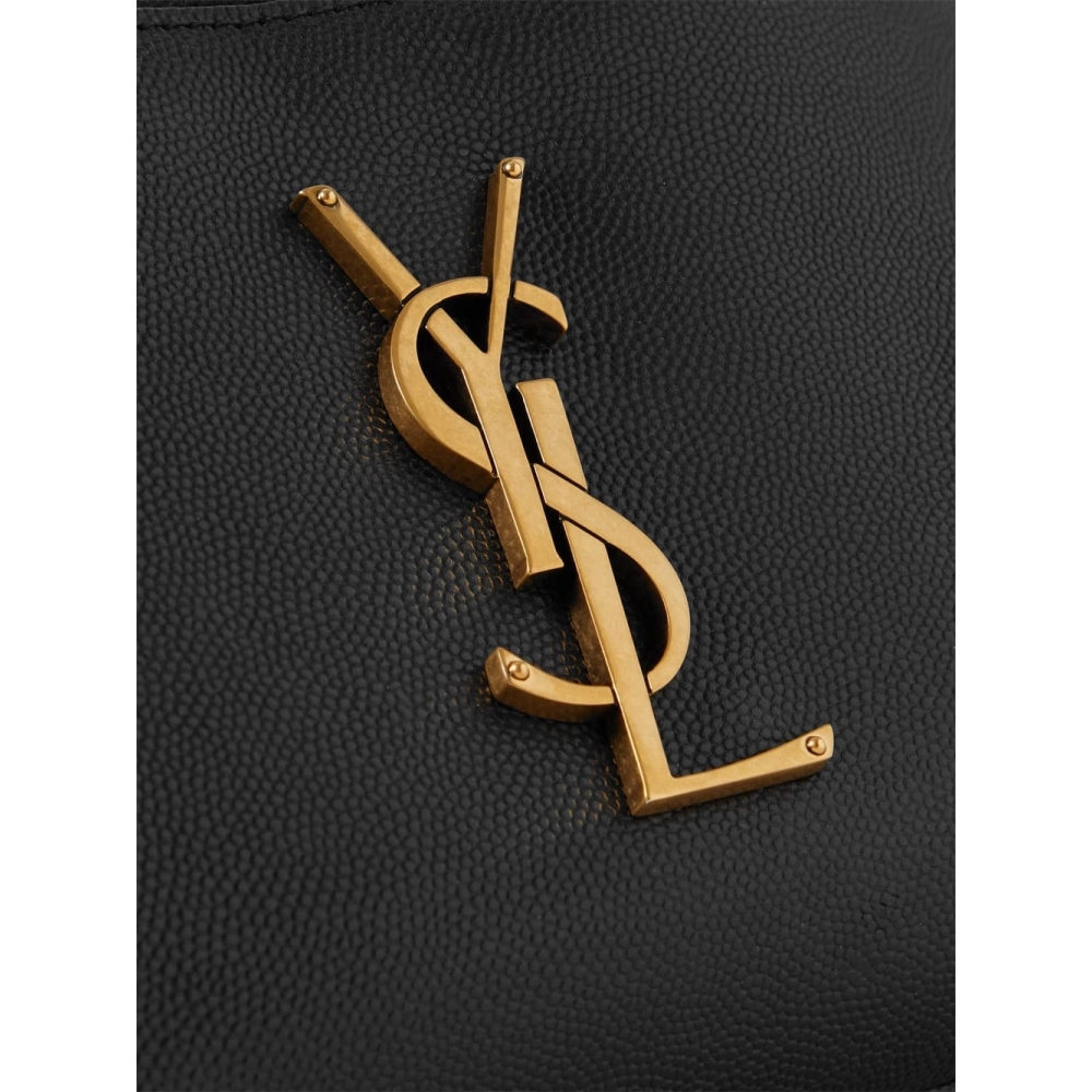 SAINT LAURENT Cassandre Textured Leather Belt Bag,YSL,BAGS