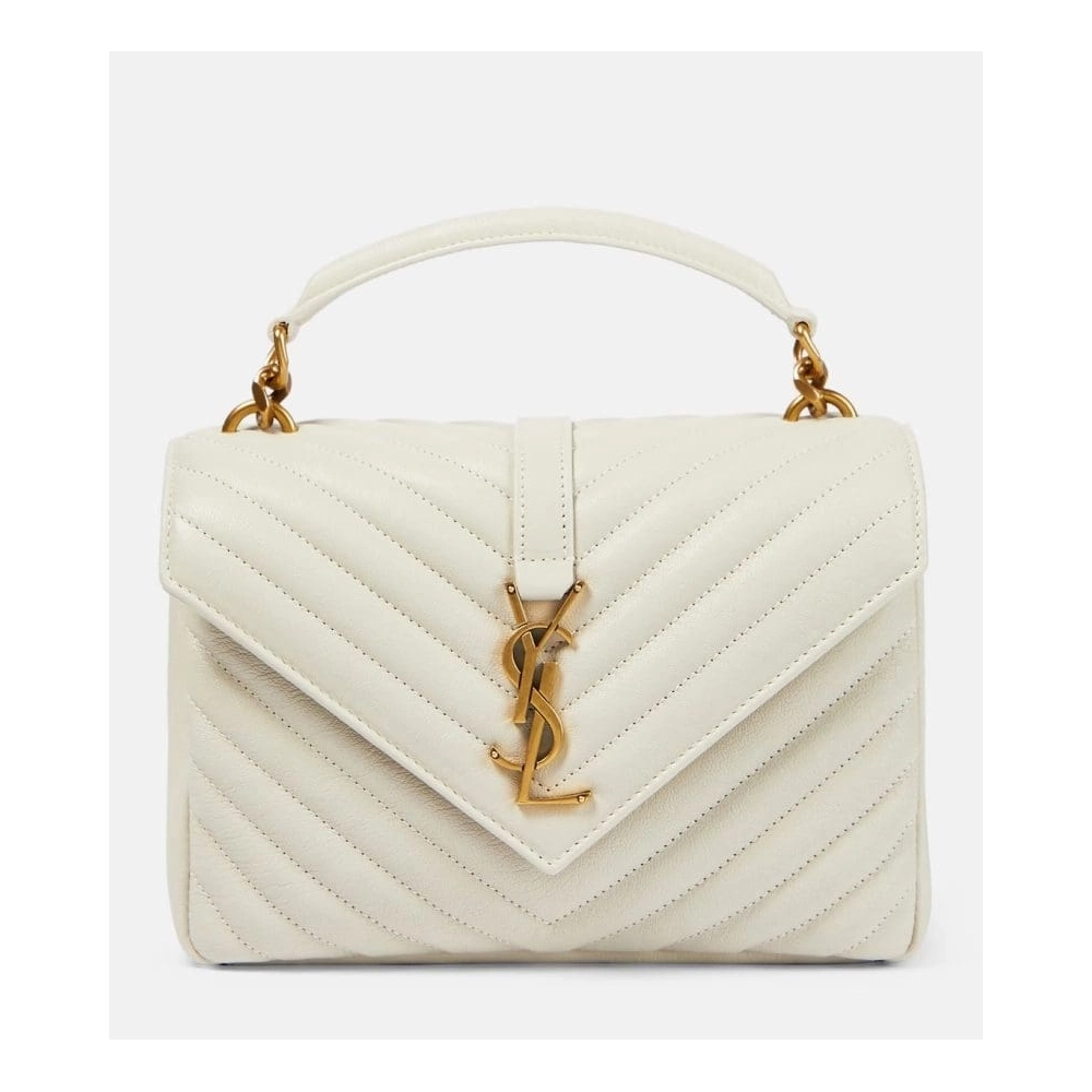 SAINT LAURENT College Medium Leather Shoulder Bag,YSL,BAGS