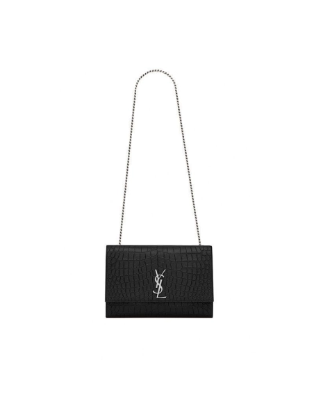 Saint Laurent Envelope Chain Wallet In Grain De Poudre Embossed,YSL,BAGS