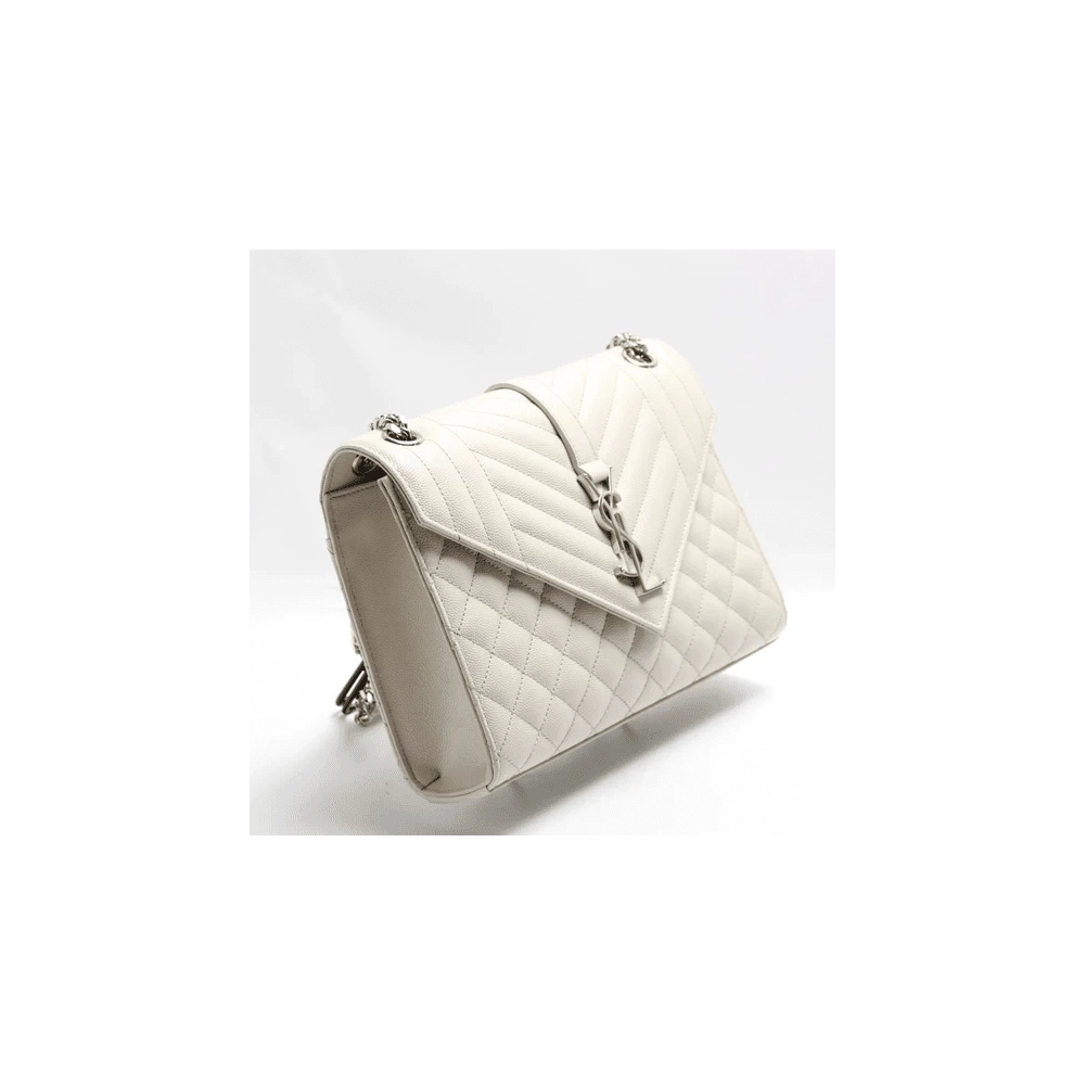 Saint Laurent Envelope Crossbody Eggshell White,YSL,BAGS