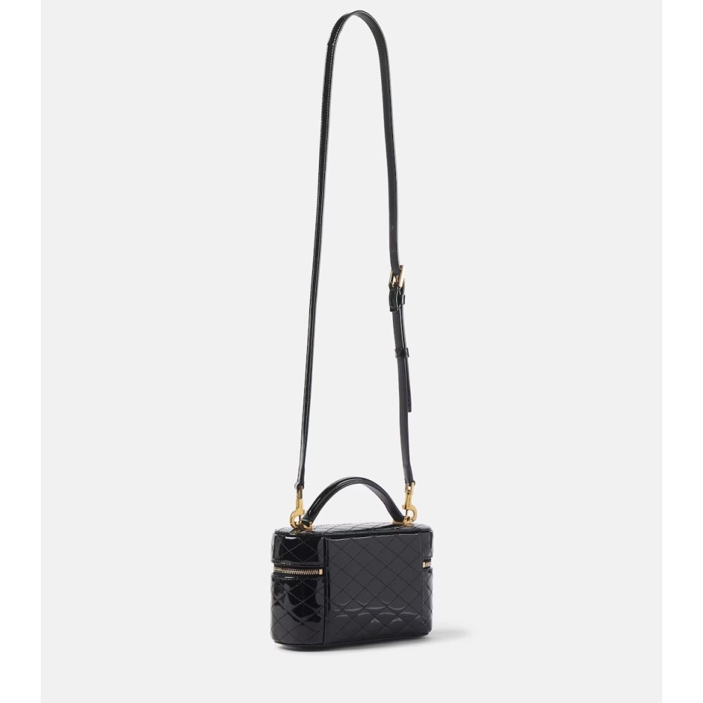 Saint Laurent Gaby Quilted Patent Leather Vanity Bag,YSL,BAGS