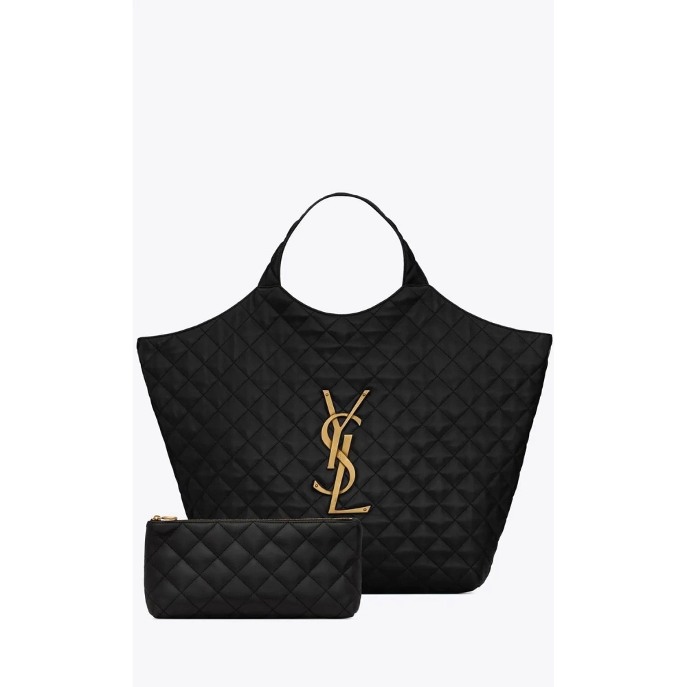 SAINT LAURENT ICARE MAXI SHOPPING BAG IN QUILTED LAMBSKIN,YSL,BAGS