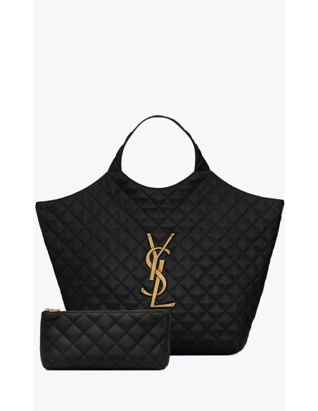 SAINT LAURENT ICARE MAXI SHOPPING BAG IN QUILTED LAMBSKIN,YSL,BAGS