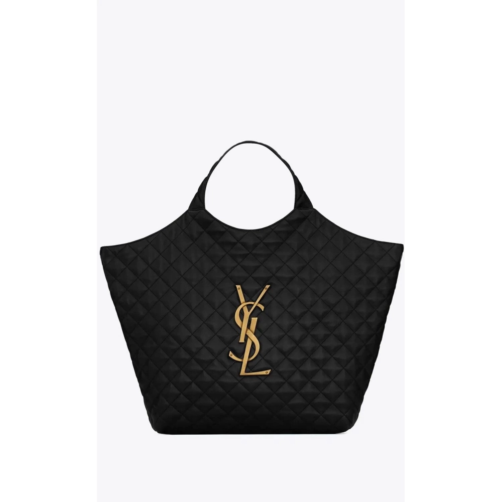 SAINT LAURENT ICARE MAXI SHOPPING BAG IN QUILTED LAMBSKIN,YSL,BAGS