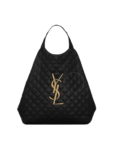 SAINT LAURENT ICARE MAXI SHOPPING BAG IN QUILTED LAMBSKIN,YSL,BAGS