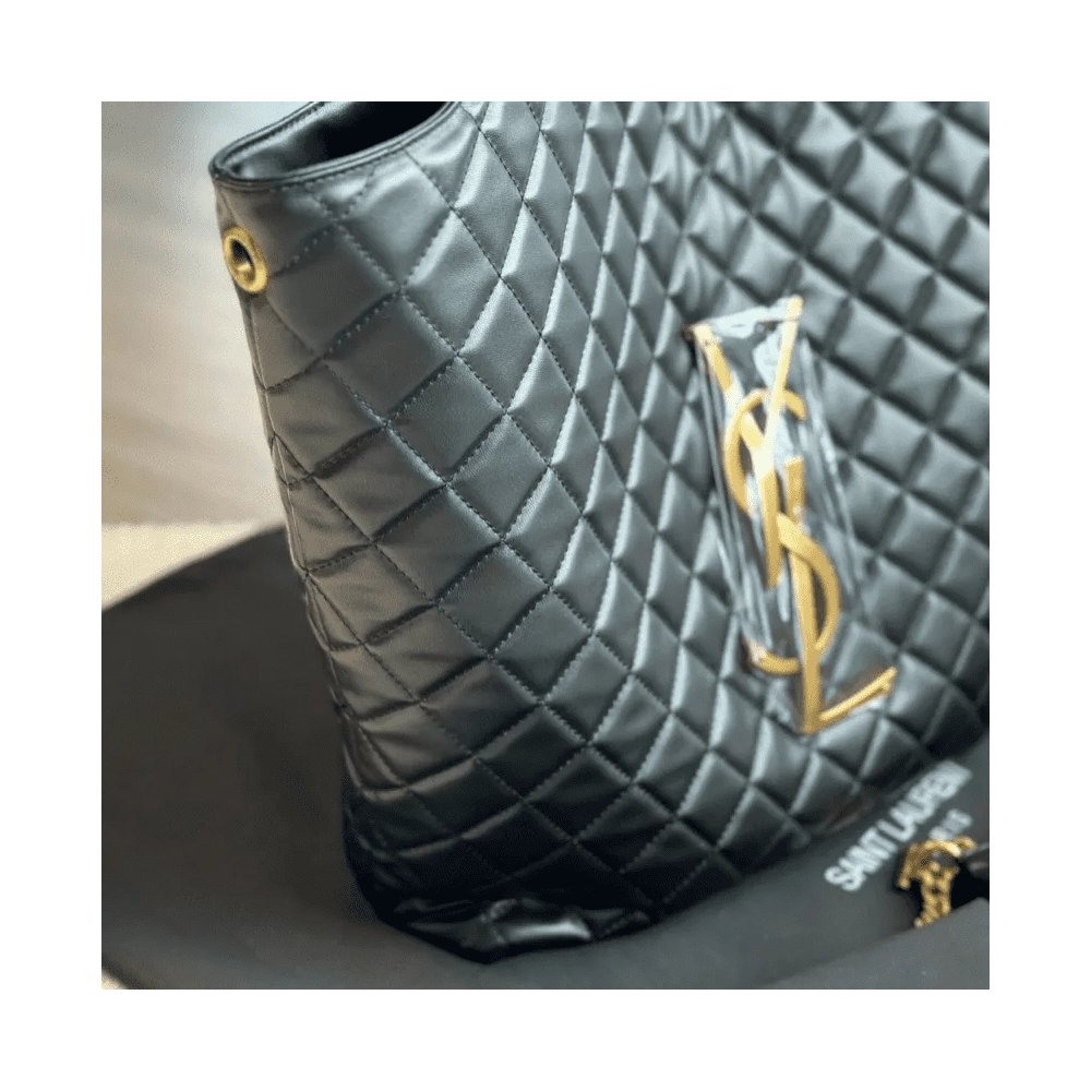SAINT LAURENT ICARE MAXI SHOPPING BAG IN QUILTED LAMBSKIN,YSL,BAGS
