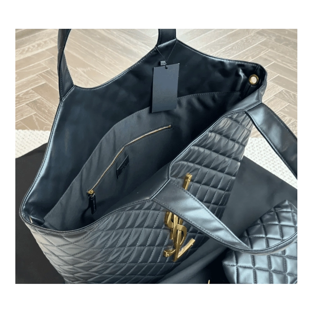 SAINT LAURENT ICARE MAXI SHOPPING BAG IN QUILTED LAMBSKIN,YSL,BAGS