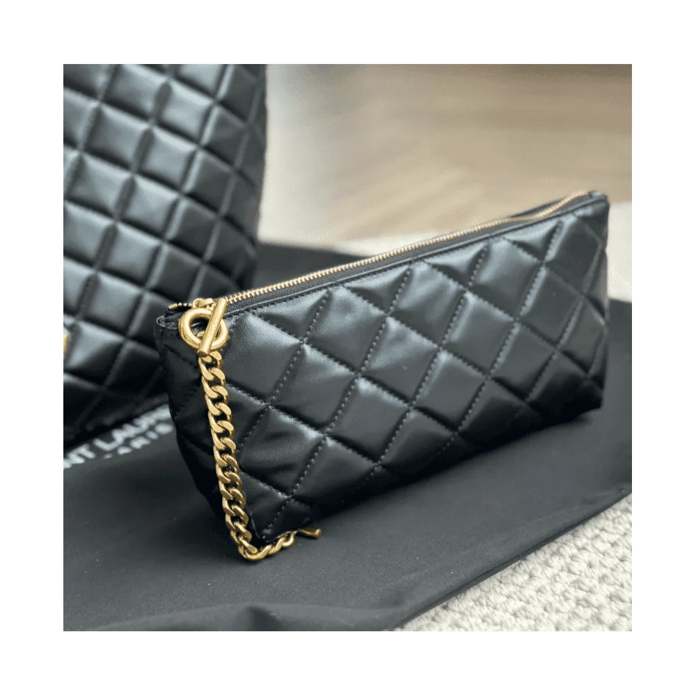 SAINT LAURENT ICARE MAXI SHOPPING BAG IN QUILTED LAMBSKIN,YSL,BAGS