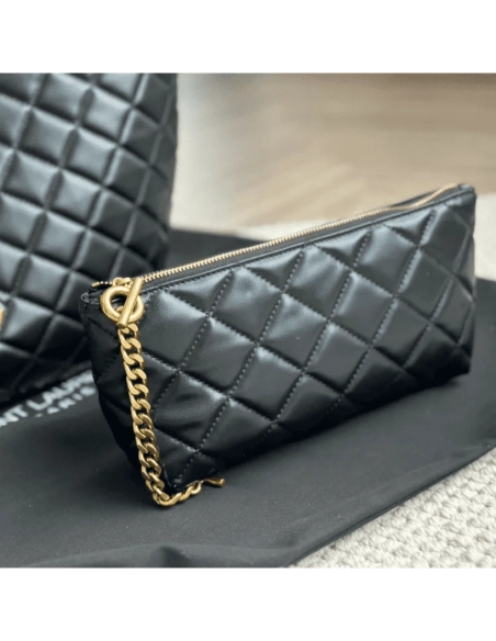 SAINT LAURENT ICARE MAXI SHOPPING BAG IN QUILTED LAMBSKIN,YSL,BAGS