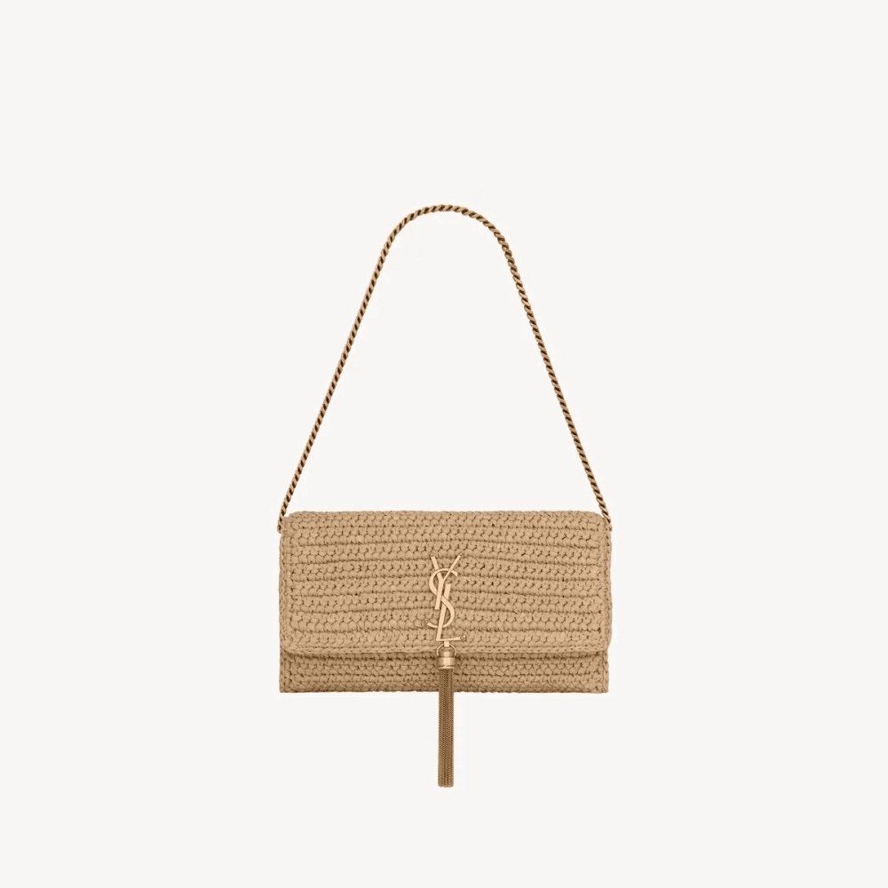 Saint Laurent Kate 99 Tassel In Raffia,YSL,BAGS