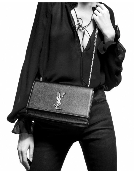 Saint Laurent Kate Medium In Grain De Poudre Embossed Leather,YSL,BAGS