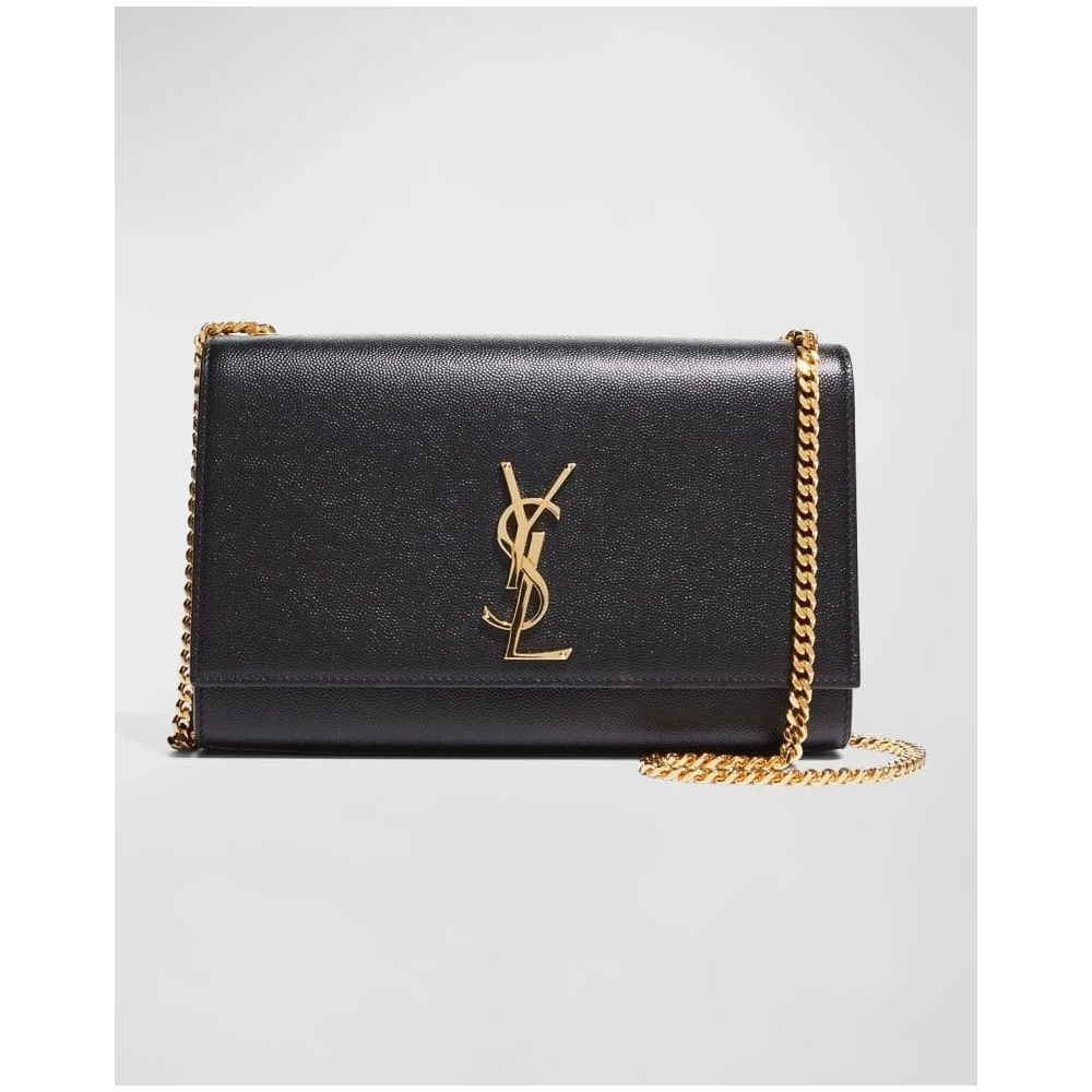 Saint Laurent Kate Medium YSL Crossbody Bag In Grained Leather,YSL,BAGS