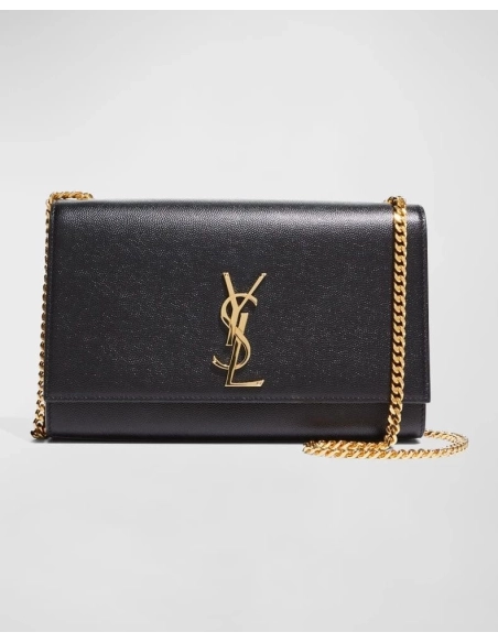 Saint Laurent Kate Medium YSL Crossbody Bag In Grained Leather,YSL,BAGS