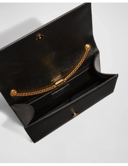 Saint Laurent Kate Medium YSL Crossbody Bag In Grained Leather,YSL,BAGS