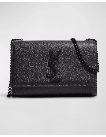 Saint Laurent Kate Small YSL Crossbody Bag In Grained Leather,YSL,BAGS