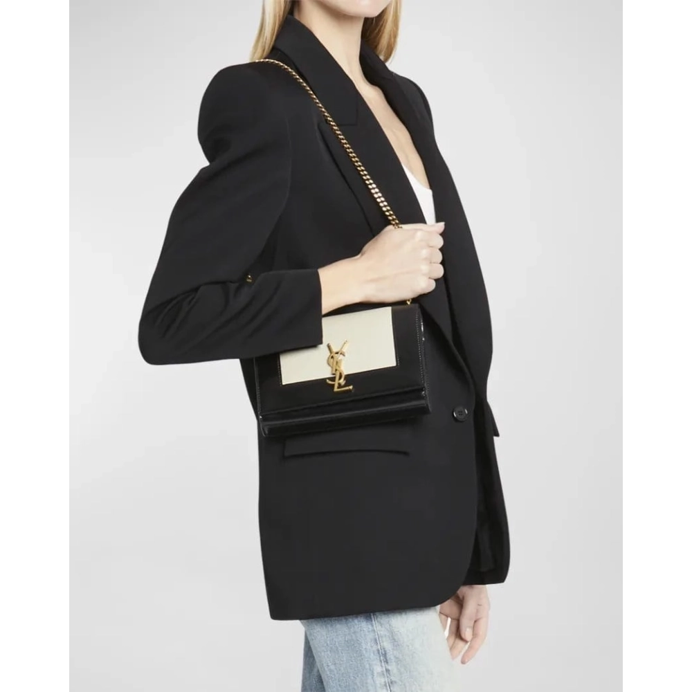 Saint Laurent Kate Small YSL Crossbody Bag In Smooth Leather,YSL,BAGS