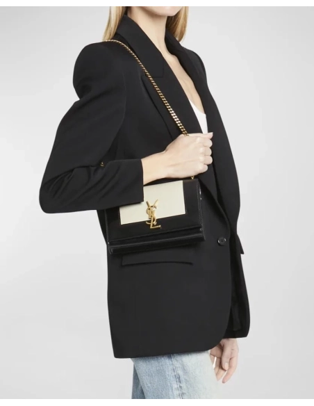 Saint Laurent Kate Small YSL Crossbody Bag In Smooth Leather,YSL,BAGS