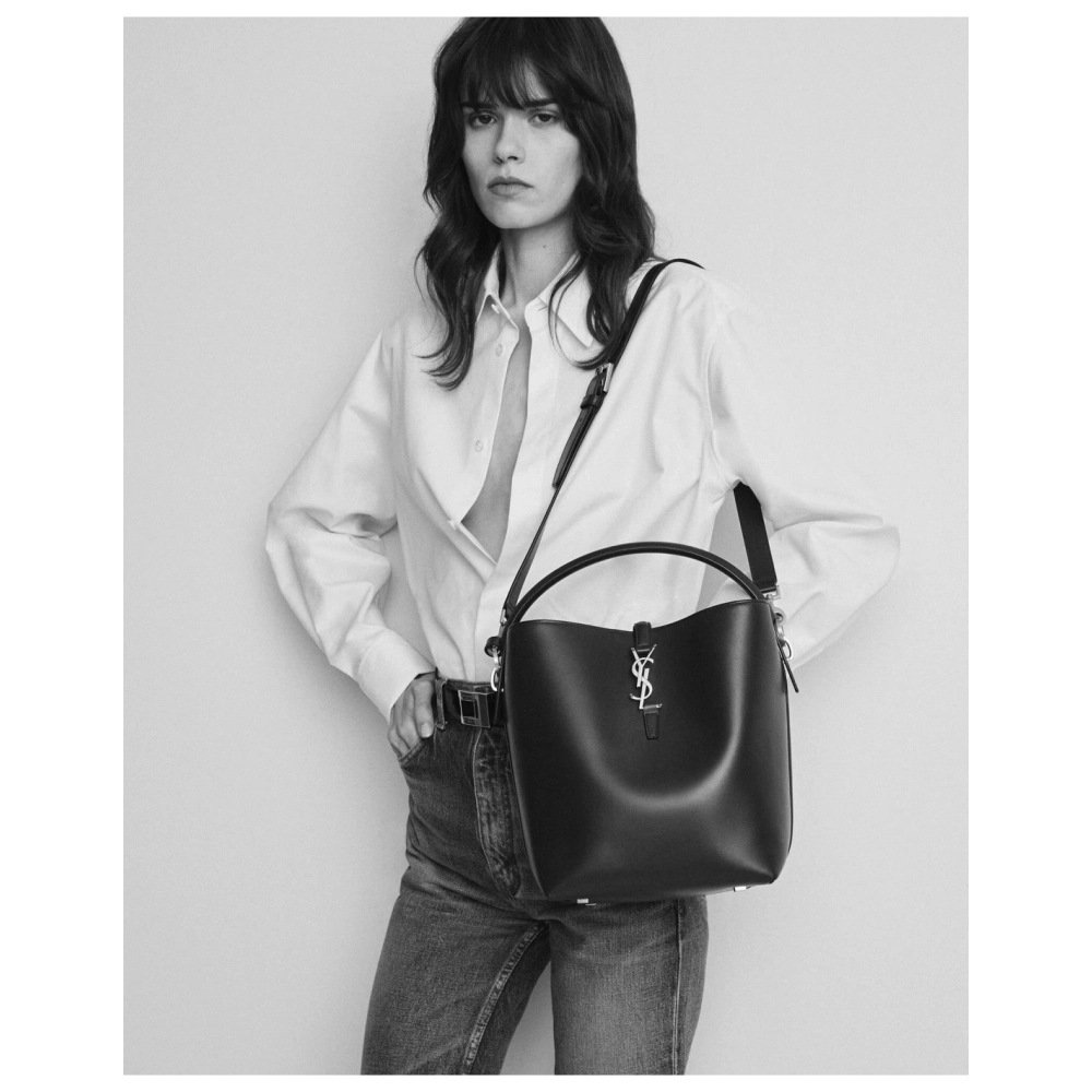 SAINT LAURENT LE 37 IN SHINY LEATHER,YSL,BAGS