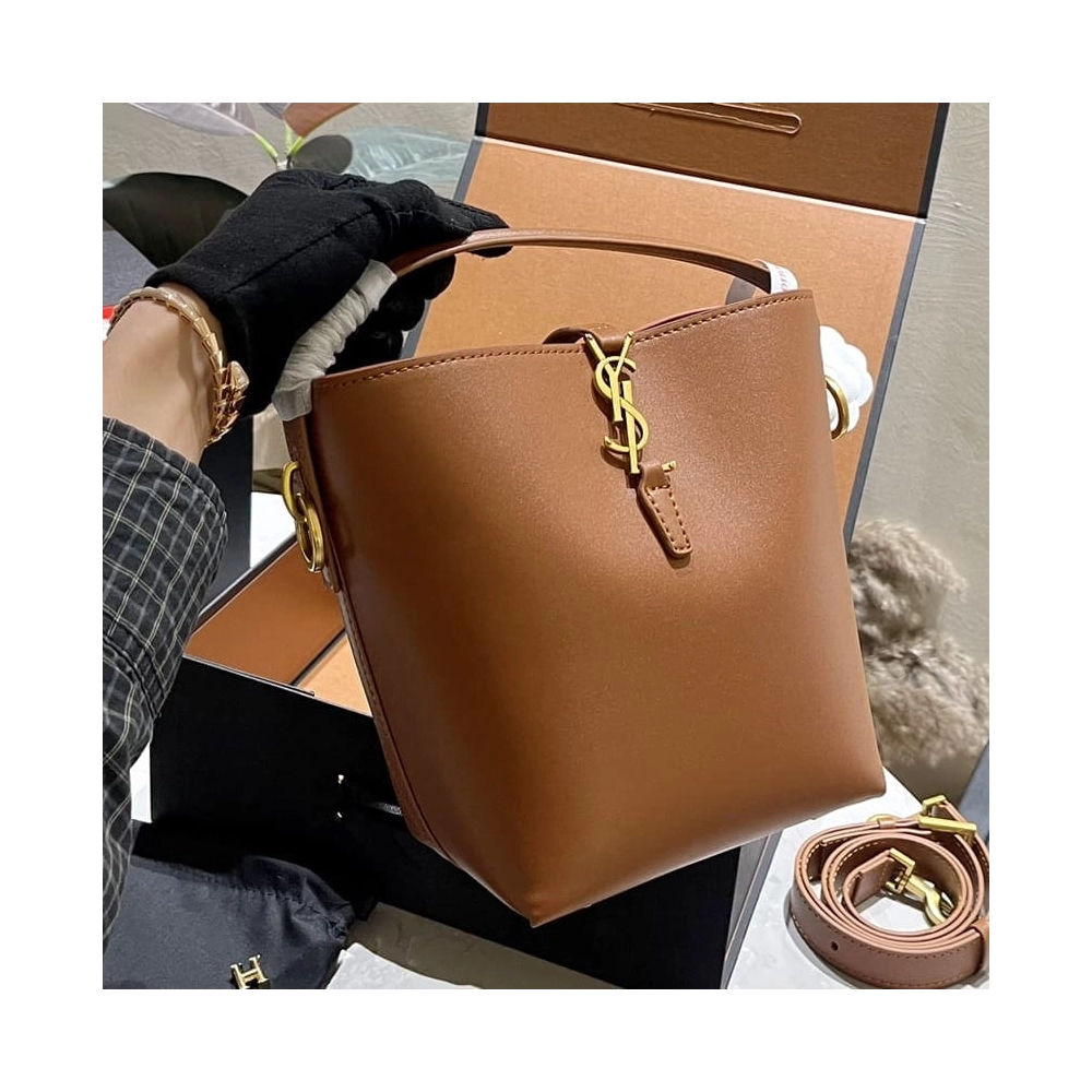 SAINT LAURENT LE 37 IN VEGETABLE TANNED LEATHER,YSL,BAGS