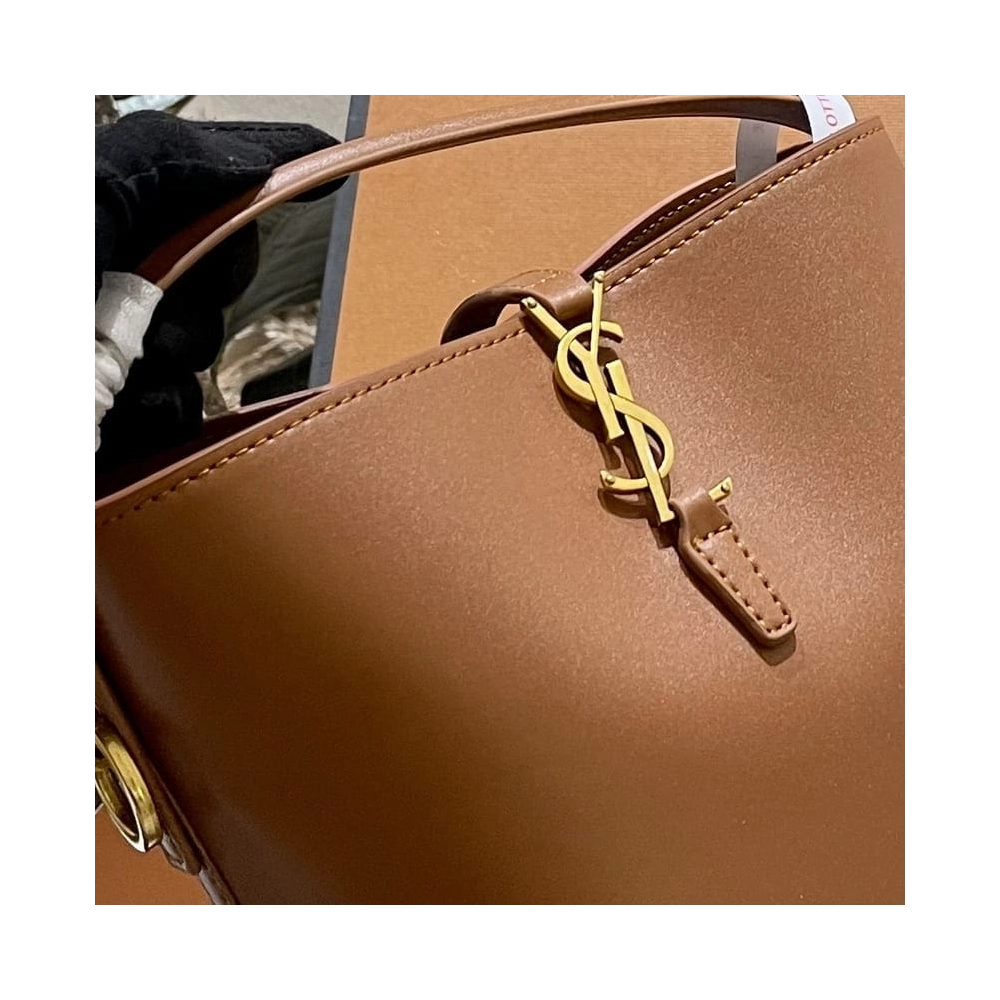 SAINT LAURENT LE 37 IN VEGETABLE TANNED LEATHER,YSL,BAGS