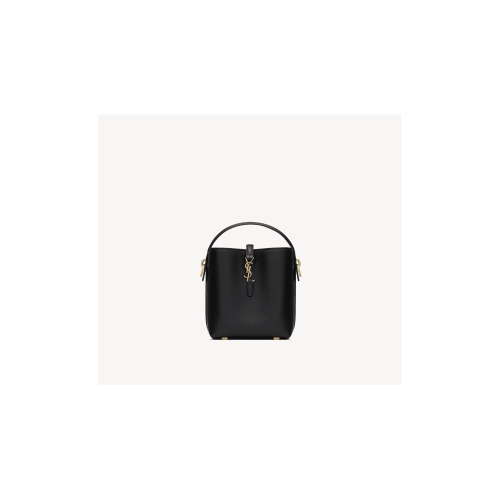 Saint Laurent LE 37 MINIIN SHINY LEATHER BLACK,YSL,BAGS