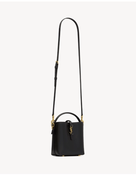 Saint Laurent LE 37 MINIIN SHINY LEATHER BLACK,YSL,BAGS