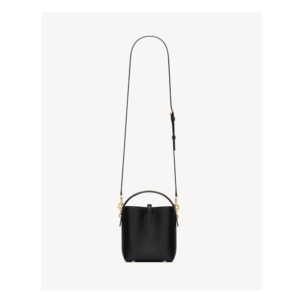 Saint Laurent LE 37 MINIIN SHINY LEATHER BLACK,YSL,BAGS