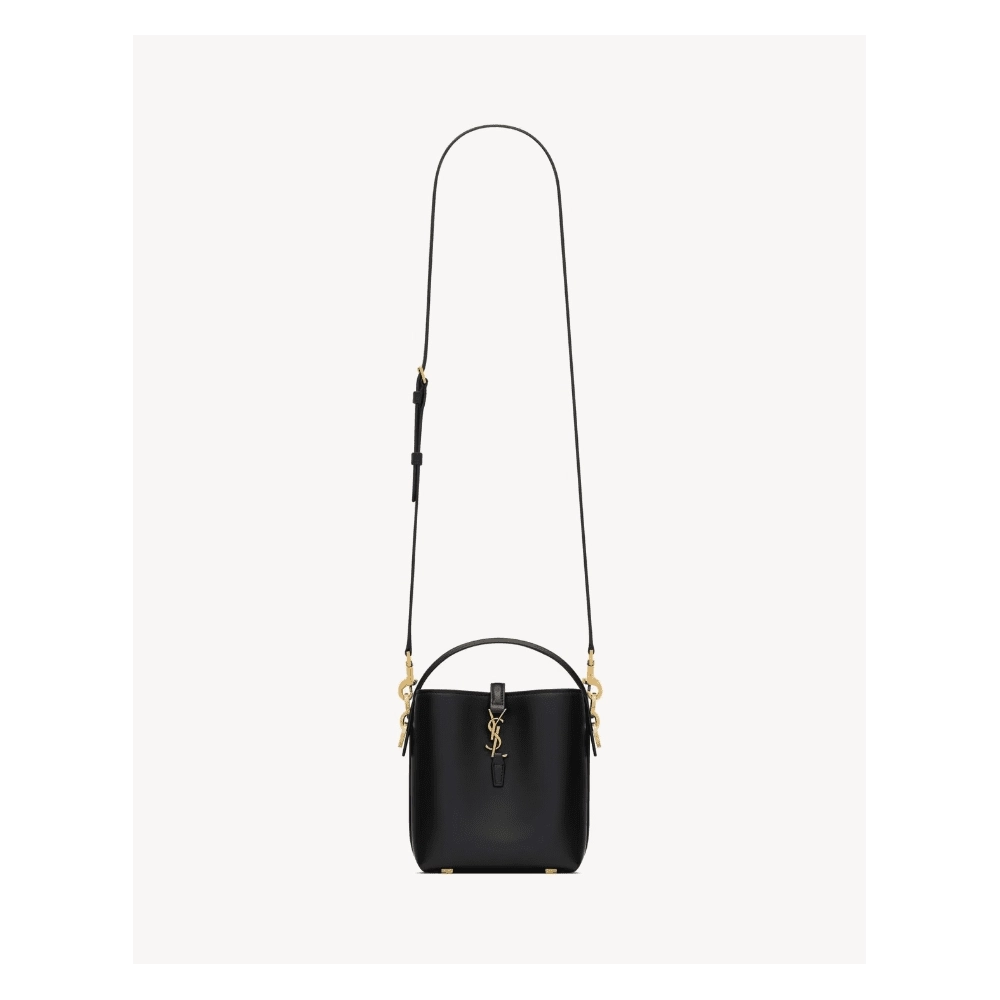 Saint Laurent LE 37 MINIIN SHINY LEATHER BLACK,YSL,BAGS