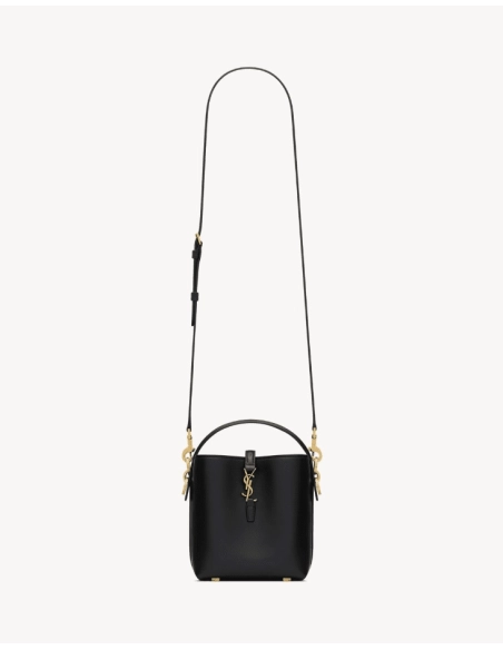 Saint Laurent LE 37 MINIIN SHINY LEATHER BLACK,YSL,BAGS