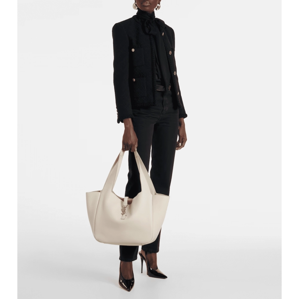 Saint Laurent LE 5 A 7 BEA In Grained Leather,YSL,BAGS