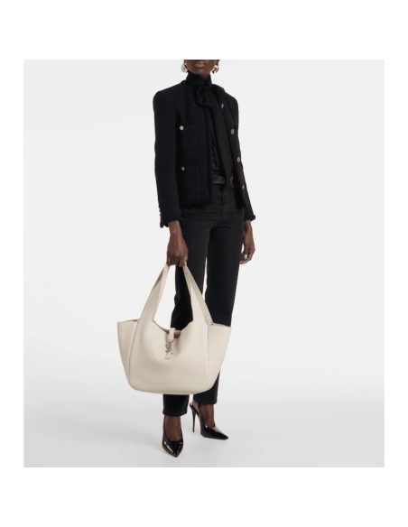 Saint Laurent LE 5 A 7 BEA In Grained Leather,YSL,BAGS