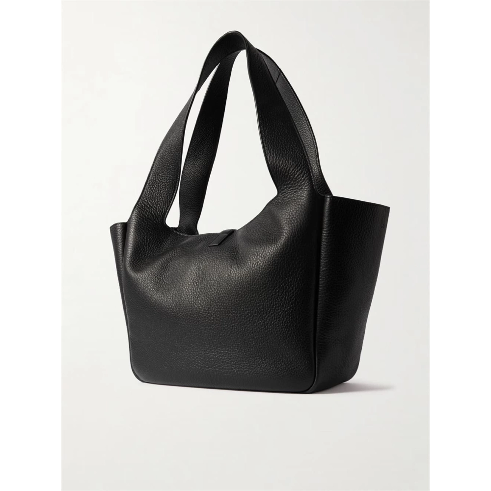 SAINT LAURENT Le 5 A 7 Bea Textured Leather Tote,YSL,BAGS