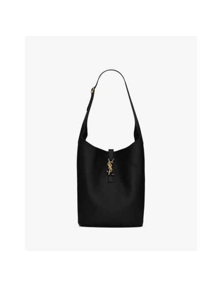 Saint Laurent LE 5 A 7 Hobo In Grained Leather,YSL,BAGS