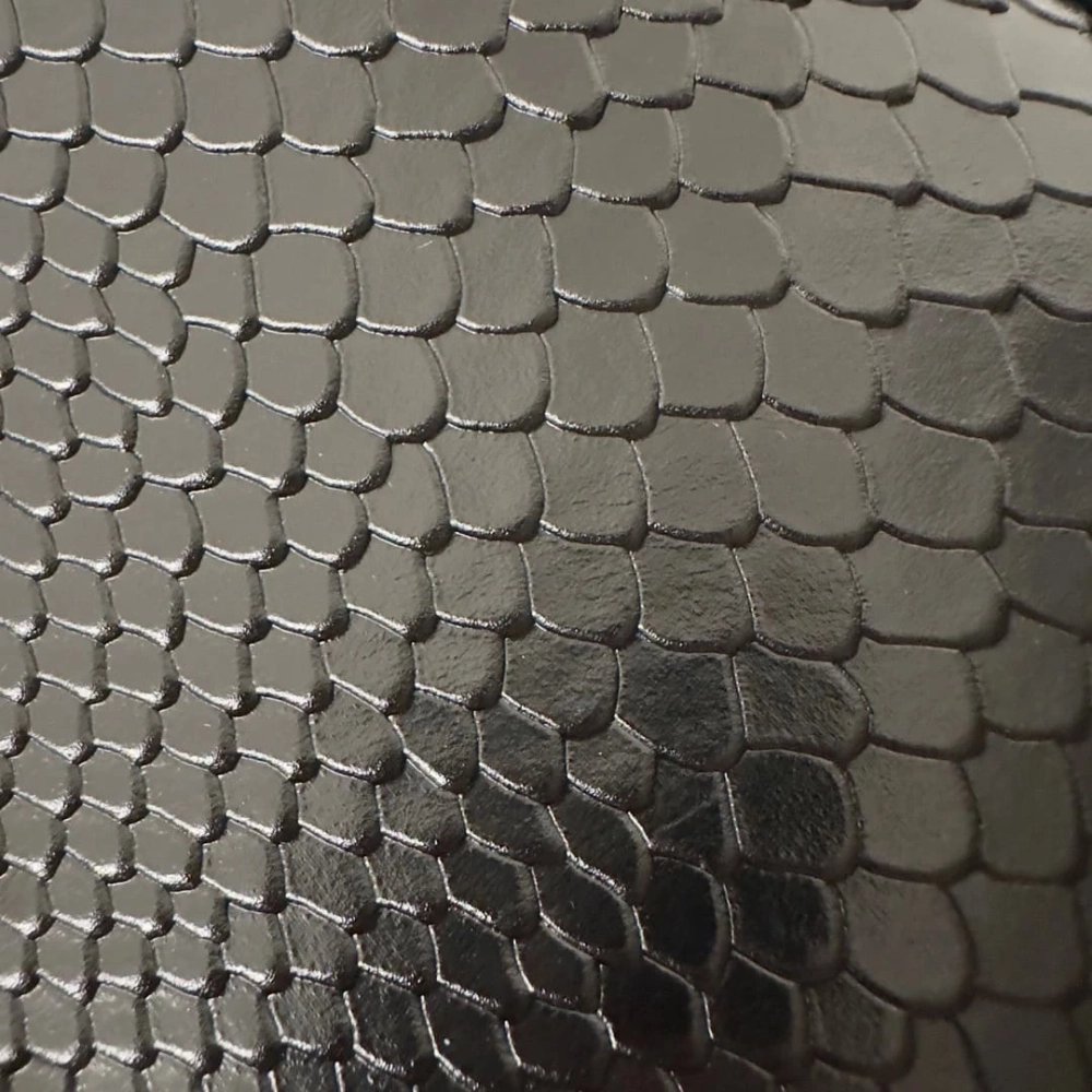 SAINT LAURENT Le 5 A 7 Hobo Shoulder Bag In Python Black,YSL,BAGS