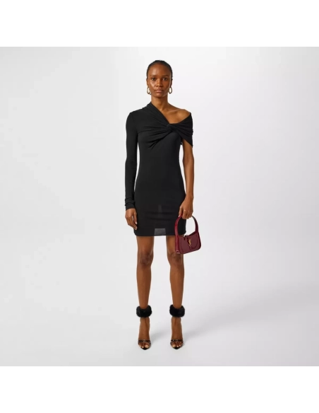 SAINT LAURENT Le 5 A 7 In Patent Leather Cherry Red,YSL,BAGS