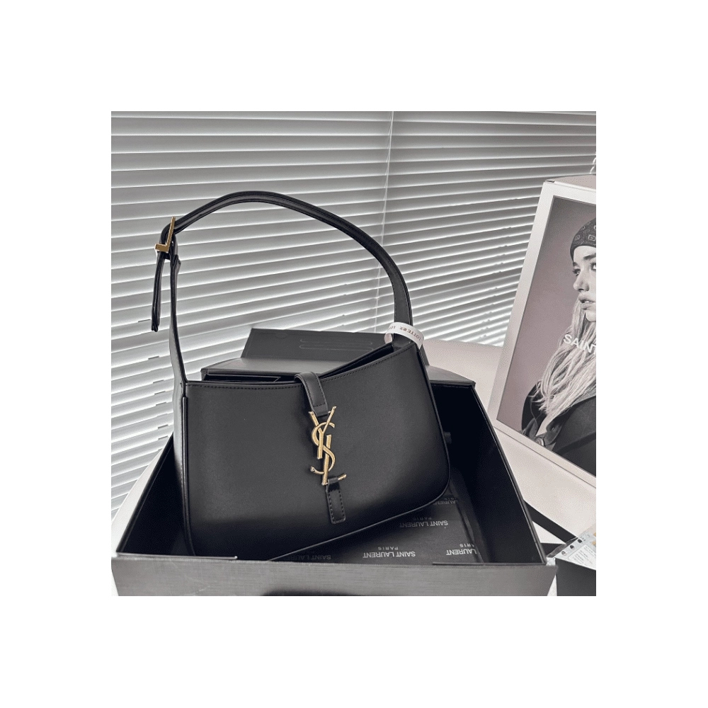 SAINT LAURENT LE 5 A 7 IN SMOOTH LEATHER,YSL,BAGS
