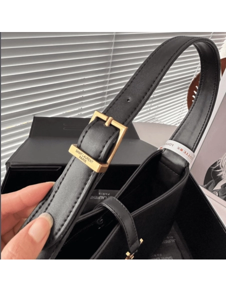 SAINT LAURENT LE 5 A 7 IN SMOOTH LEATHER,YSL,BAGS