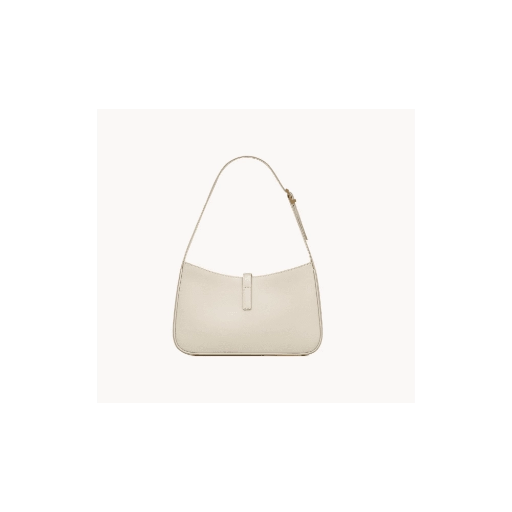 SAINT LAURENT LE 5 A 7 IN SMOOTH LEATHER BLANC VINTAGE,YSL,BAGS