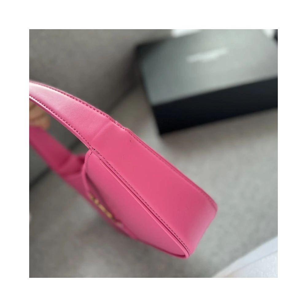 SAINT LAURENT Le 5 A 7 Leather Bag In Bubblegum Pink,YSL,BAGS