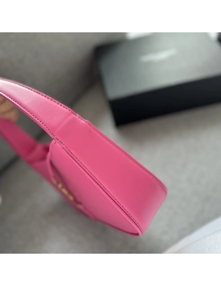 SAINT LAURENT Le 5 A 7 Leather Bag In Bubblegum Pink,YSL,BAGS