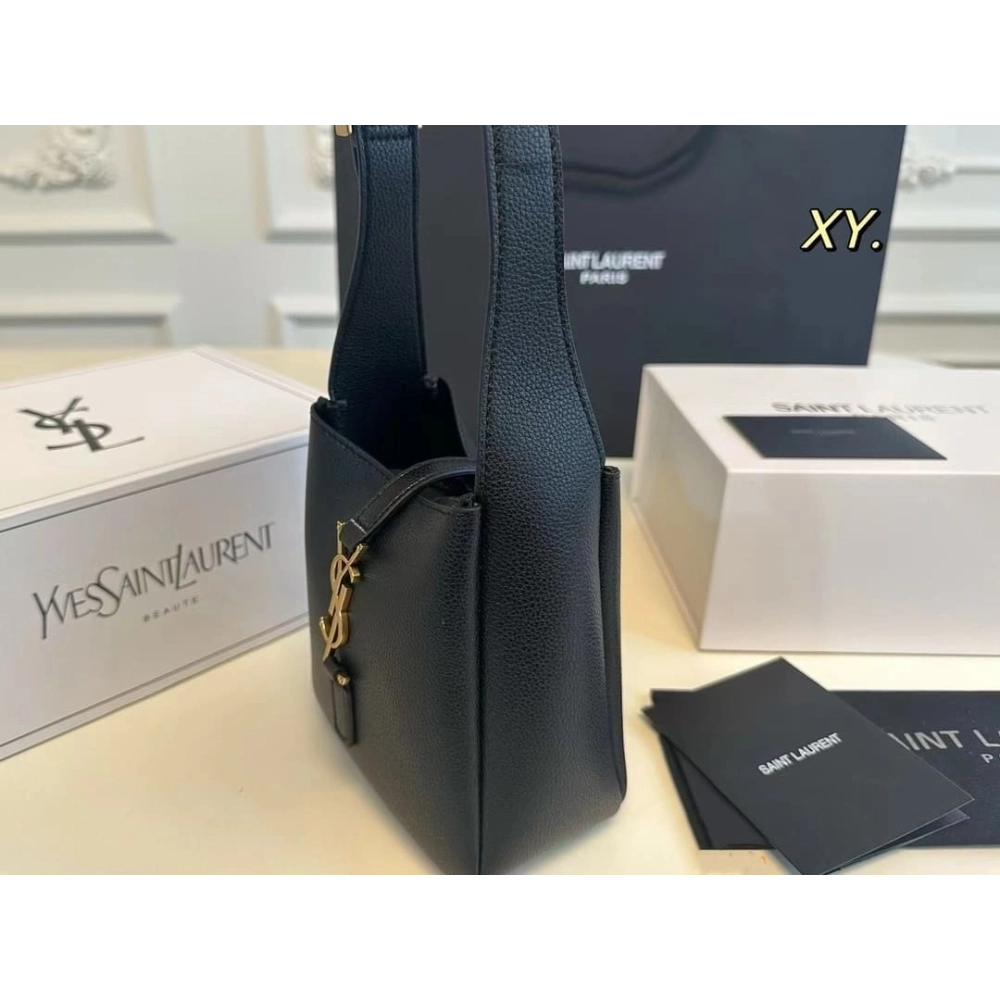 Saint Laurent LE 5 A 7 Supple Baby In Grained Leather,YSL,BAGS